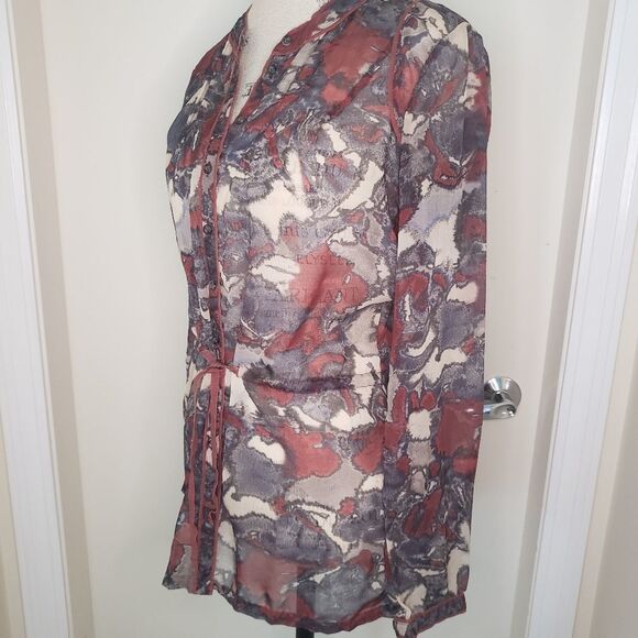 Vintage Anthropologie TieDye Blouse - Picture 3 of 10